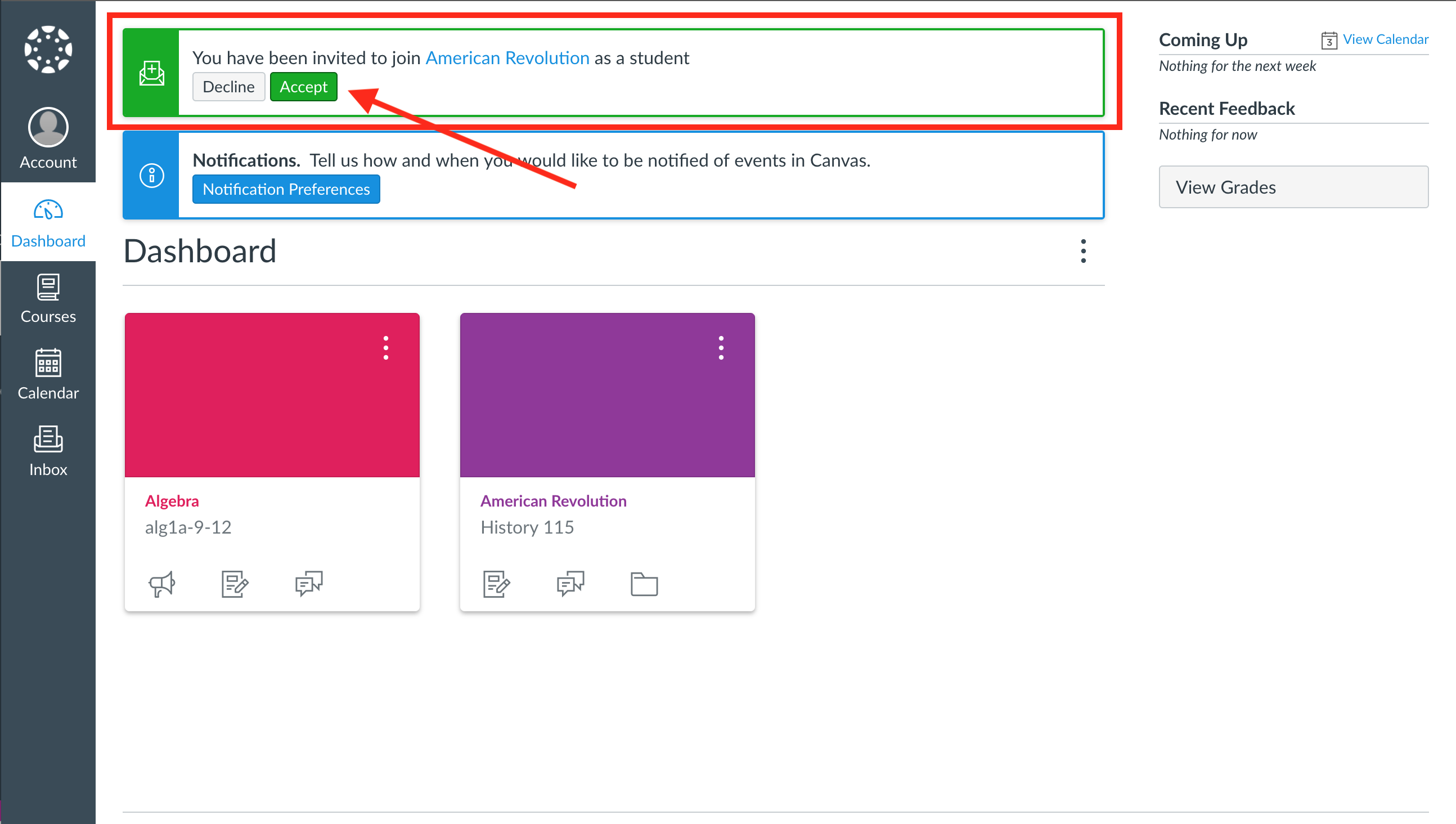 Add and remove students from classes through Canvas Achieve Math